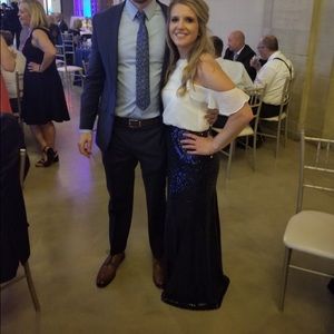 Formal skirt and top